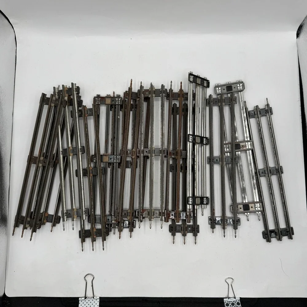 Lionel Train Track Lot 51 O Gauge Vintage Silver Straight Curved 1020 Crossing
